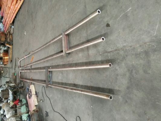 C71500 তামা নিকেল 90/10 ইউ আকারের ধাতব পাইপ 2 "এসসিএইচ 40 8000 মিমি সংযোগের জন্য