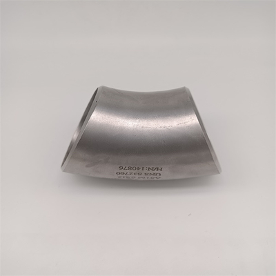 Sliver Astm B466 Uns C71500 Cuni7030 45 ডিগ্রি পাইপ ফিটিং কনুই
