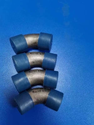 নিকেল অ্যালয় স্টিল পাইপ ফিটিং 90 LR SMLS কনুই 5" STD Monel 400 বাট ওয়েল্ডিং ফিটিং