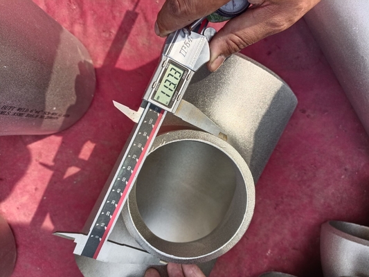নিকেল অ্যালয় স্টিল পাইপ ফিটিং BW Tee 3&quot; SCH80 B366 WPNIC10 ASME B16.9