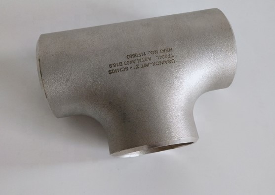 নিকেল অ্যালয় বাট ওয়েল্ডিং ফিটিংস BW Tee 20&quot; ASTM B366 UNS N04400 ASME B16.9