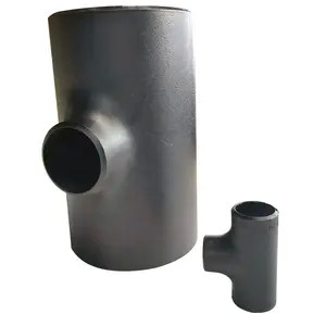 API5l কার্বন ইস্পাত কালো বিজোড় পাইপ ফিটিং CS সমান টি