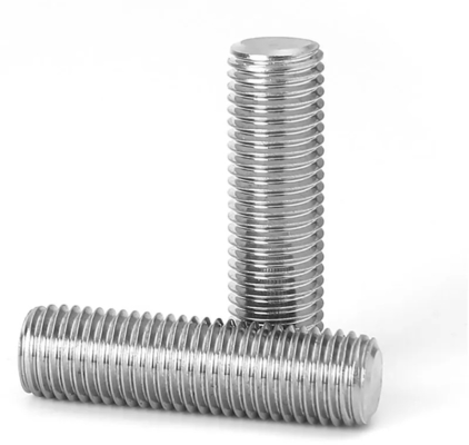 JIS ASTM A453 Gr 660 32750 32760 2205 N08020 N4400 অ্যালয় স্টিল M100 ফসফেটেড স্টুড বল্টু থ্রেড রড