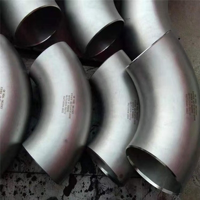 নিকেল খাদ ইস্পাত পাইপ ফিটিং Monel400 90D কনুই সংক্ষিপ্ত ব্যাসার্ধ বেন্ড ANSI B16.9