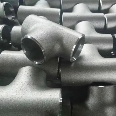 ASTM B363 Gr2 টাইটানিয়াম হ্রাসকারী টি টাইটানিয়াম অ্যালয় পাইপ ফিটিং নকল উচ্চ চাপ