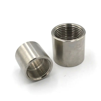 নকল ফিটিংস A234 WPB সকেট ওয়েল্ডিং কাপলিং 3/4&quot; 6000# ASME B16.11 স্টেইনলেস স্টীল পাইপ ফিটিংস
