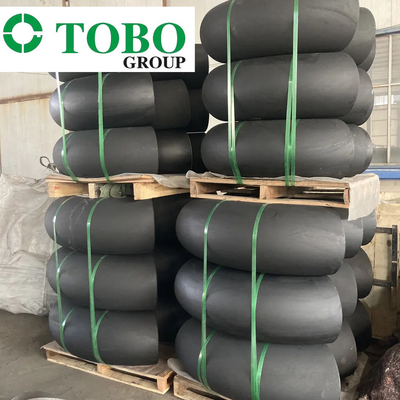 কার্বন স্টিল পাইপ ফিটিংস BW কনুই A234 WPB 4" SCH40S 90D/180D ASME B16.9