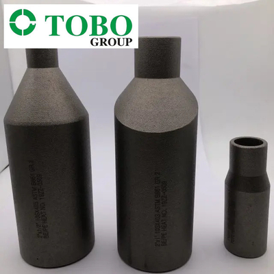 টাইটানিয়াম অ্যালয় স্টিল পাইপ ফিটিং ASTM B363 Ti Gr7 2'' x 1'' SCH10S x SCH40S টাইটানিয়াম অ্যালয় সোয়াজ স্তনবৃন্ত