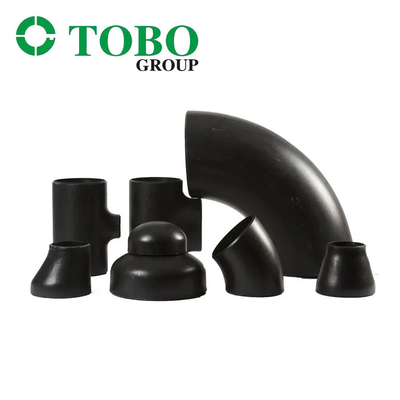 TOBO A234 অ্যালয় স্টিল পাইপ ফিটিং 90 ডিগ্রী কনুই বিজোড় কার্বন ইস্পাত কনুই