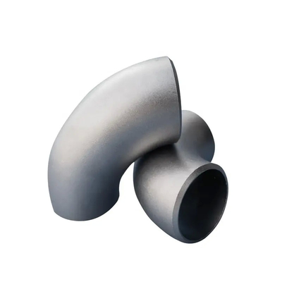 বিজোড় ইস্পাত পাইপ ফিটিং অ্যালয় স্টিল SCH 40 1/2'' 45° 90° LR কনুই উচ্চ চাপ