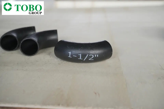 TOBO কাস্টমড সাইজ A234 WP5 অ্যালয় স্টিল পাইপ ফিটিংস / 90 ডিগ্রি ঢালাই কনুই