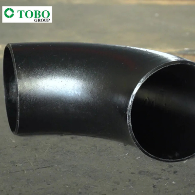 TOBO কাস্টমড সাইজ A234 WP5 অ্যালয় স্টিল পাইপ ফিটিংস / 90 ডিগ্রি ঢালাই কনুই