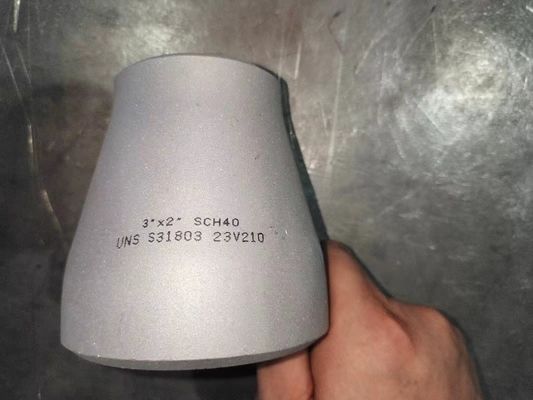 ASME B16.9 কাঠের স্টেইনলেস স্টীল এক্সসেন্ট্রিক রিডাক্টর ইন্ডাস্ট্রিয়াল পাইপ ফিটিং