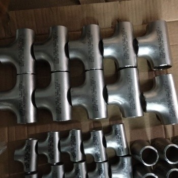 বাট ওয়েল্ডিং ফিটিং সমান টি A403 WP316 1” ASME B16.9 SCH10S - SCH160