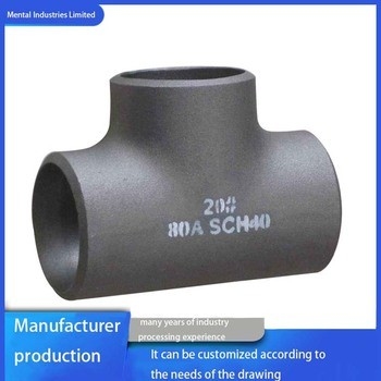 বাট ওয়েল্ডিং ফিটিংস Hastelloy C276 Reducing Tee S32750 5 X 4 ASME B16.9