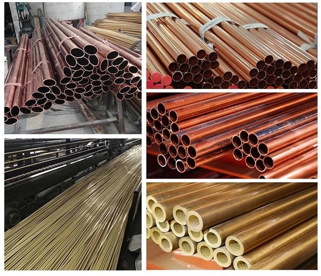 ASTM স্ট্যান্ডার্ড কপার নিকেল পাইপ পাইপ আকার বাইরের ব্যাসার্ধ জন্য কাস্টমাইজড
