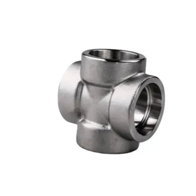 ASME B16.11Butt ওয়েল্ডিং ক্রস কাস্টমাইজযোগ্য পৃষ্ঠ চিকিত্সা কার্বন স্টিল স্টেইনলেস স্টিল নিকেল খাদ স্টিল NPS 1/8 "-4" SCH80/3000-XXS/9000.