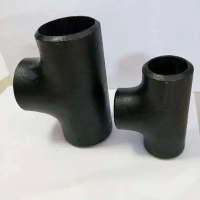 ASME B16.9 Butt Welding Equal Tee কাস্টমাইজযোগ্য উপাদান যেমন কার্বন স্টীল স্টেইনলেস স্টীল NPS1/2"-60 "দ্রুত ডেলিভারি কম MOQ