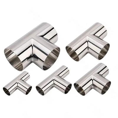 ANSI/ASME স্টেইনলেস স্টীল কার্বন স্টীল Buttwelding Tee কাস্টমাইজযোগ্য আকার & উপাদান শিল্প গ্রেড