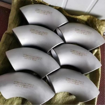 14" SCH120 ASTM A860 WPHY60 45DEG কনুই লো অ্যালয় স্টিল পাইপ ফিটিং