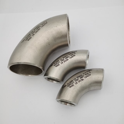 1&quot; STD DN25 90 ডিগ্রি লম্বা ব্যাসার্ধ সুপার ডুপ্লেক্স 2205 পাইপ ফিটিং কনুই