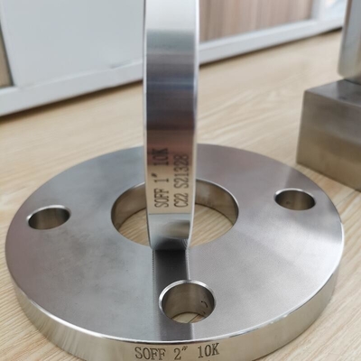 ASTM B564 UNS N06022 অ্যালয় C22 2" 150# ফ্ল্যাট ফেস SO ফ্ল্যাট ফেস পাইপ ফ্ল্যাঞ্জস স্লিপ অন ফ্ল্যাঞ্জ JIS