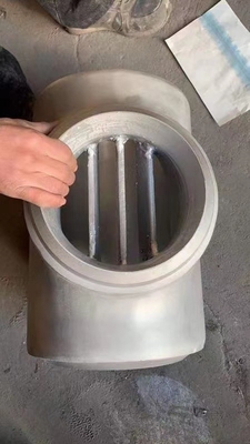 Monel 400 ASTM/UNSP N04400 Fence Tee OD 5" WT 4mm টপ লেভড