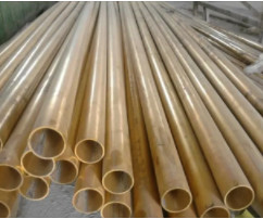 ব্রাস টিউব UNS C-27200 লাল। 9,52 x 0,70 মিমি মাঝারি হার্ড ASTM B-135 অনুযায়ী 5,800 মিমি বারে