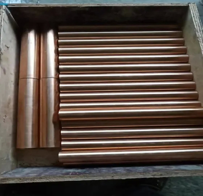 90/10 কপার নিকেল পাইপ সোজা C12200 2mm পুরুত্ব 6m দৈর্ঘ্য গোলাকার কয়েল টিউব