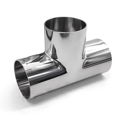 স্টেইনলেস স্টীল 304 টি 3 ওয়ে পাইপ ফিটিং BW ASME B16.9 SMLS 4 