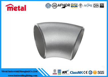 S31803 / S32205 সুপার দ্বৈত স্টেইনলেস স্টীল পাইপ ফিটিং 304 স্টেইনলেস স্টীল কনুই সিমलेस Reducer