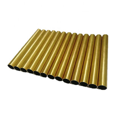 এএসটিএম ওডি 6 মিমি CUZn40 C27400 এইচ 62 স্ট্রেট ব্রাস পাইপ