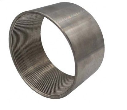 স্টেইনলেস স্টিল NPT / DIN / BS থ্রেড মহিলা থ্রেড পাইপ স্তনবৃন্ত পুরো / অর্ধ কাপলিং