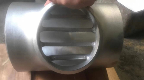 ASTM B16.9 A403 WP304H STD S2205 S31803 সুপার ডুপ্লেক্স পাইপ ব্যারেড টি