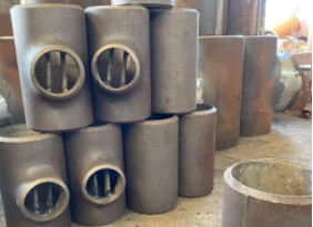 বাট ফিটিং ASME/ANSI B16.9 ব্যারেড Tee ASTM/UNS N06601 6
