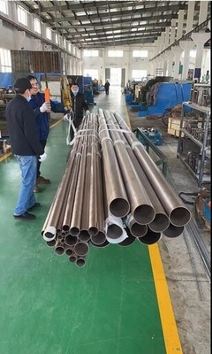Nickel Aolly Pipe CuNi 7030 ASTM B467 বিজোড় পাইপ আউট ব্যাস 40
