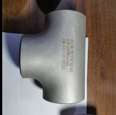 বিজোড় বাট ওয়েল্ডিং স্ট্রেইট টি 3”*3” SCH-XS ASTM A403-WP316/316L ASME B16.9