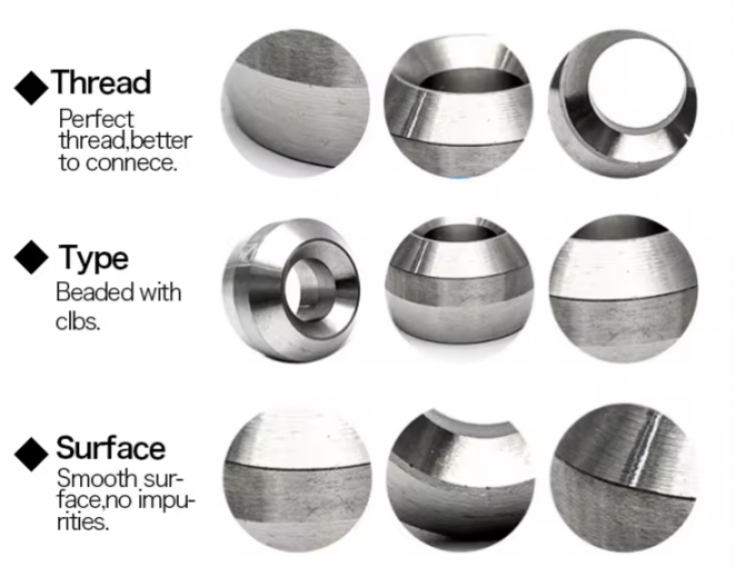 সর্বশেষ কোম্পানির খবর অস্টেনাইটিক স্টেইনলেস স্টীল 317L এমএসএস এসপি -97 সোকোলেট / ওয়েলডোলেট / থ্রেডোলেট সকেট ওয়েল্ড ফিটিং 3