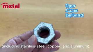 কপার অ্যাডাপ্টার (পুরুষ ও মহিলা) | থ্রেডেড পাইপ সংযোগকারী