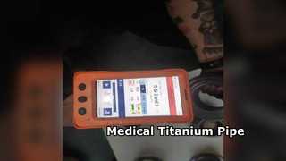 বায়োকম্প্যাটিবল টাইটানিয়াম অ্যালয় পাইপ চিকিৎসা যন্ত্র
